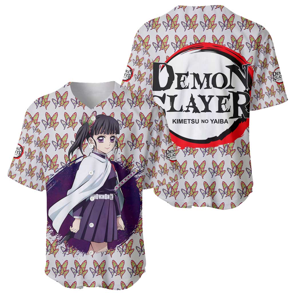 Tsuyuri Demon Slayer Anime Style Baseball Jersey Tsuyuri Demon Slayer Anime Style Baseball Jersey