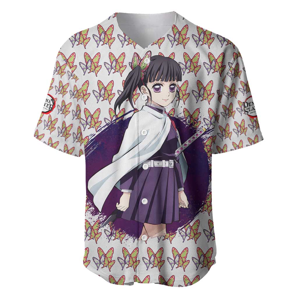 Tsuyuri Demon Slayer Anime Style Baseball Jersey Tsuyuri Demon Slayer Anime Style Baseball Jersey