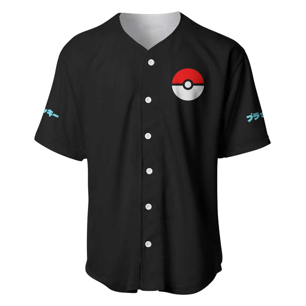 Umbreon Poke Anime Style Baseball Jersey Umbreon Poke Anime Style Baseball Jersey