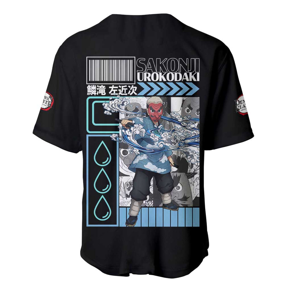 Urokodaki Demon Slayer Anime Style Baseball Jersey Urokodaki Demon Slayer Anime Style Baseball Jersey