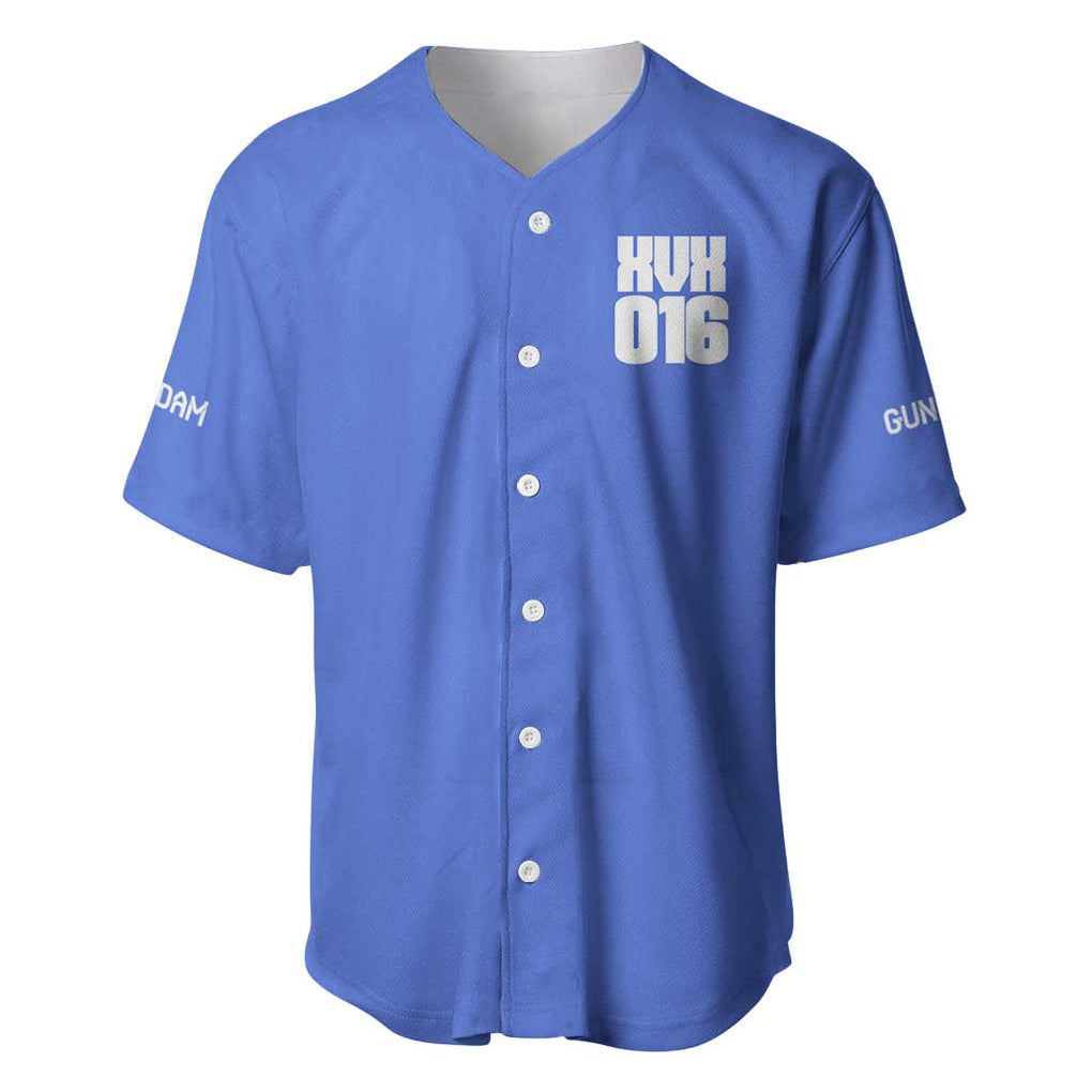 Aerial Gundam Anime Style Baseball Jersey Aerial Gundam Anime Style Baseball Jersey