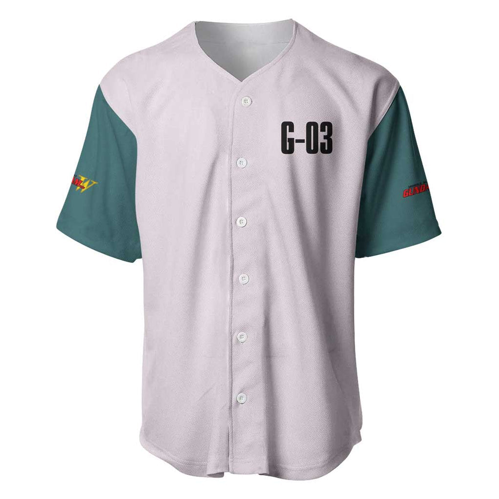 Barton Gundam Wing Anime Style Baseball Jersey Barton Gundam Wing Anime Style Baseball Jersey