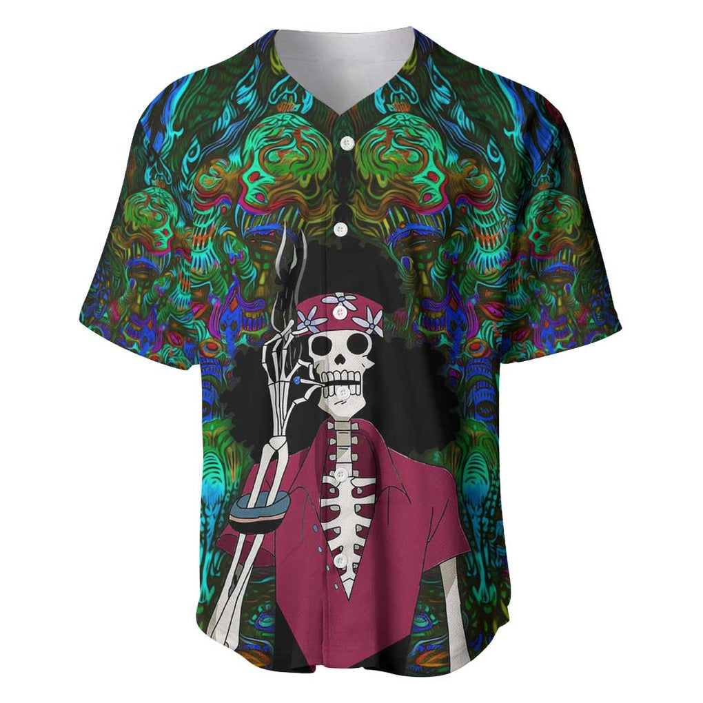 Brook One Piece Trippy Style Baseball Jersey Brook One Piece Trippy Style Baseball Jersey