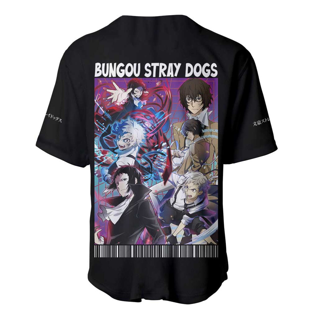 Bungou Stray Dogs Anime Style Baseball Jersey Bungou Stray Dogs Anime Style Baseball Jersey