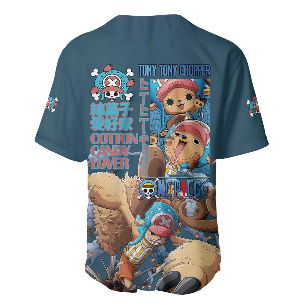 Chopper One Piece Anime Style Baseball Jersey Chopper One Piece Anime Style Baseball Jersey