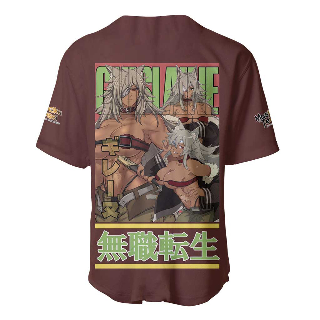Dedoldia Mushoku Tensei Anime Style Baseball Jersey Dedoldia Mushoku Tensei Anime Style Baseball Jersey