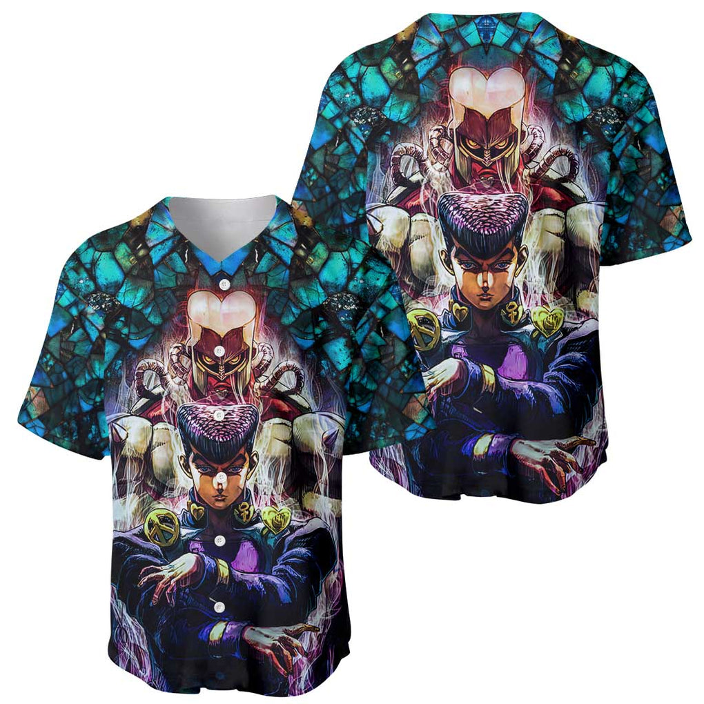 Diamond Jojos Bizarre Trippy Style Baseball Jersey Diamond Jojos Bizarre Trippy Style Baseball Jersey
