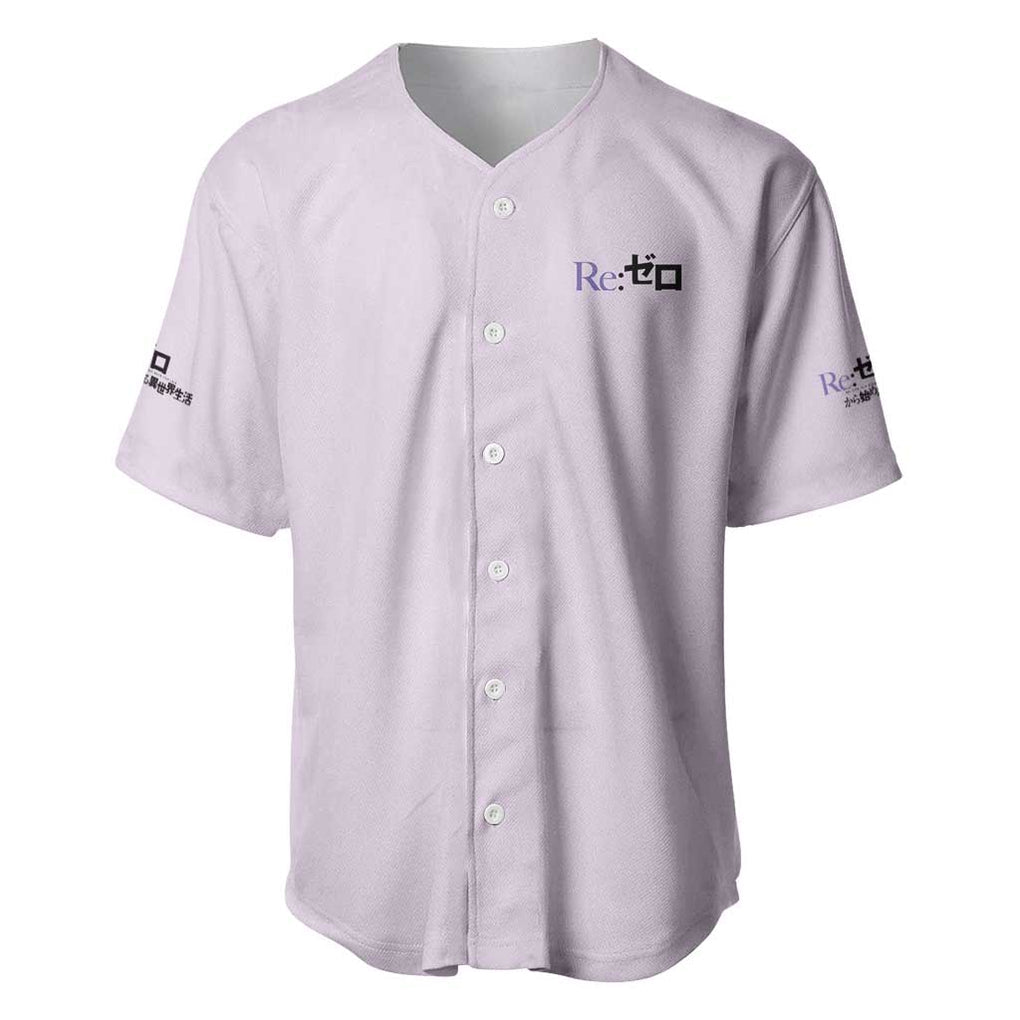 Emilia Re Zero Anime Style Baseball Jersey Emilia Re Zero Anime Style Baseball Jersey