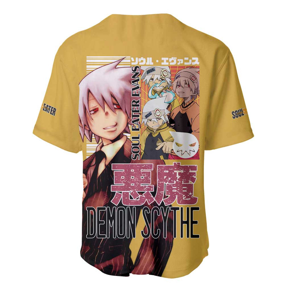 Evans Soul Eater Anime Style Baseball Jersey Evans Soul Eater Anime Style Baseball Jersey