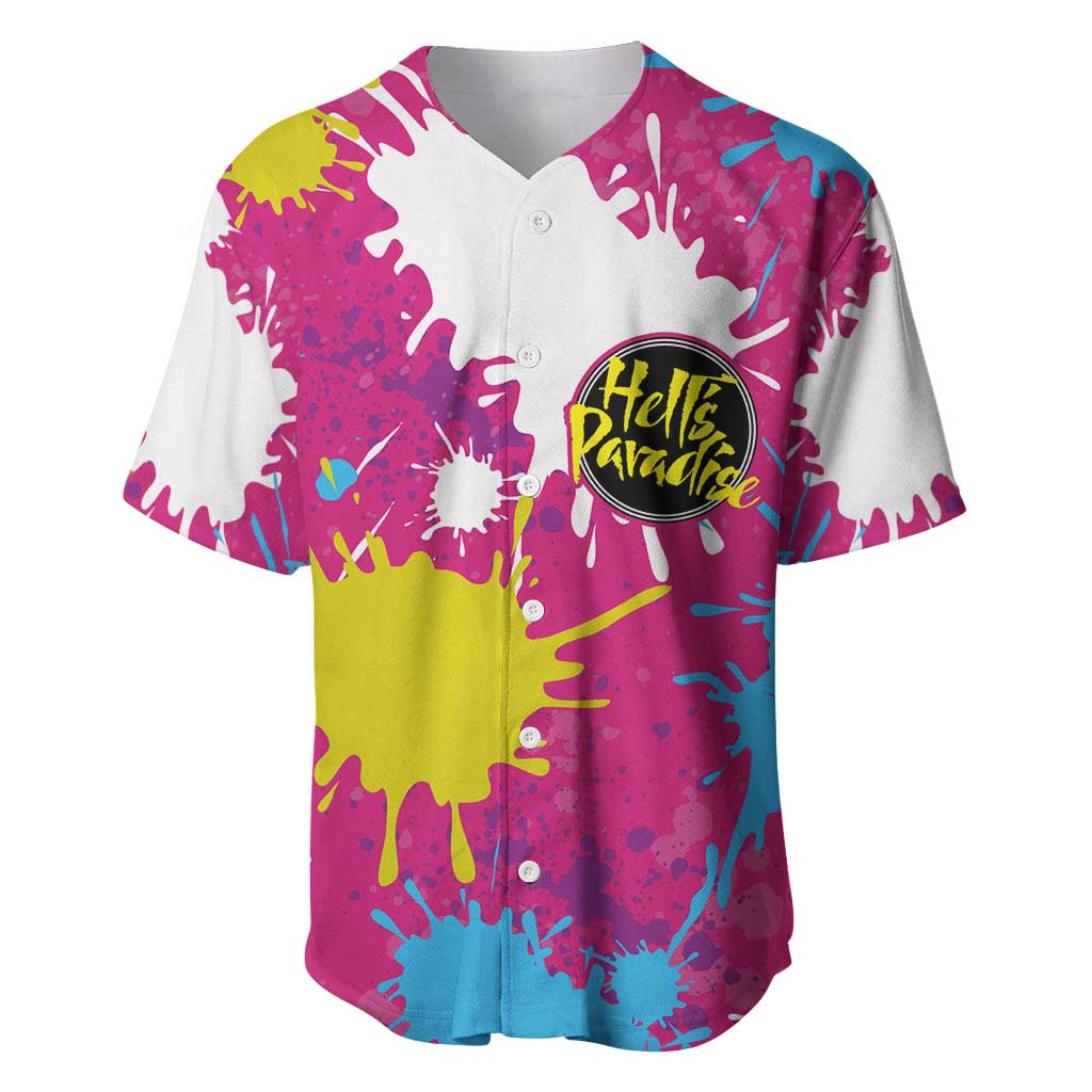 Fantasma Hells Paradise Art Color Baseball Jersey Fantasma Hells Paradise Art Color Baseball Jersey