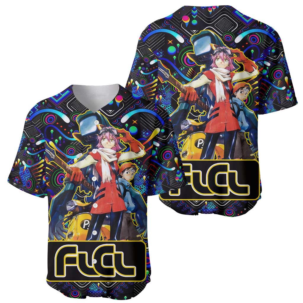 Flcl Vibing Colorful Baseball Jersey Flcl Vibing Colorful Baseball Jersey