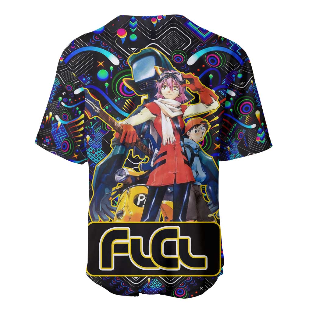 Flcl Vibing Colorful Baseball Jersey Flcl Vibing Colorful Baseball Jersey