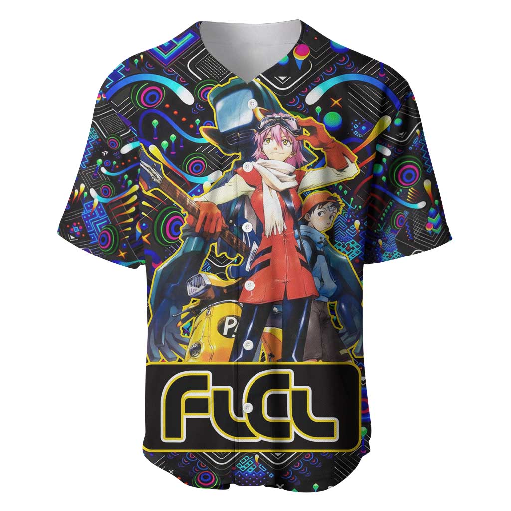 Flcl Vibing Colorful Baseball Jersey Flcl Vibing Colorful Baseball Jersey