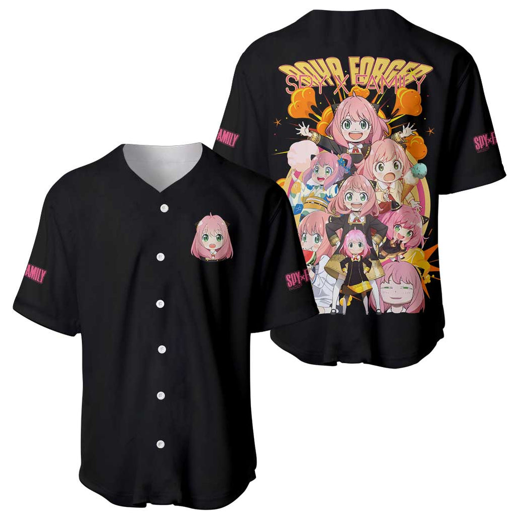 Forger Spy X Anime Style Baseball Jersey Forger Spy X Anime Style Baseball Jersey