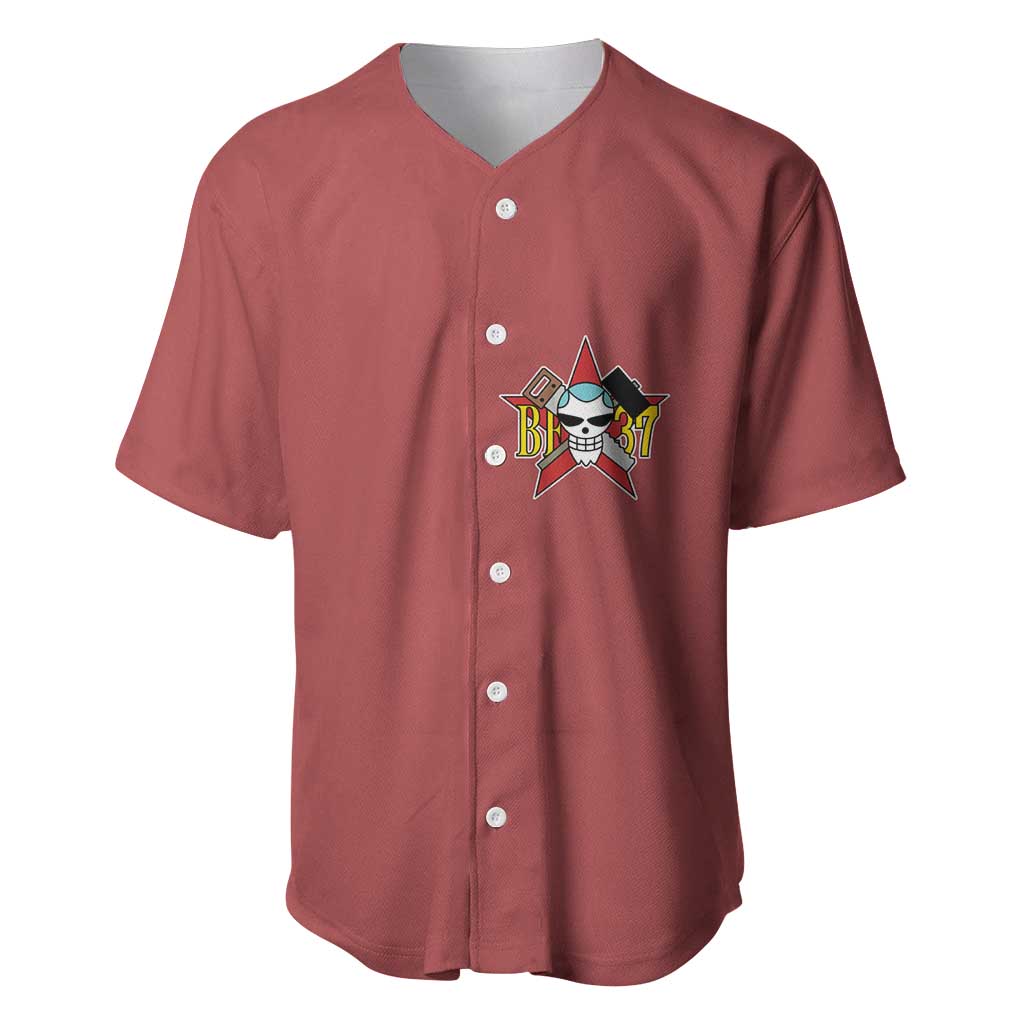 Franky One Piece Anime Style Baseball Jersey Franky One Piece Anime Style Baseball Jersey