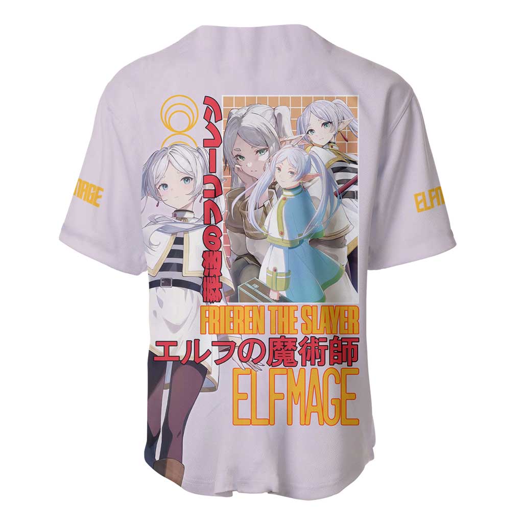 Frieren Frieren Beyond Anime Style Baseball Jersey_1 Frieren Frieren Beyond Anime Style Baseball Jersey_1