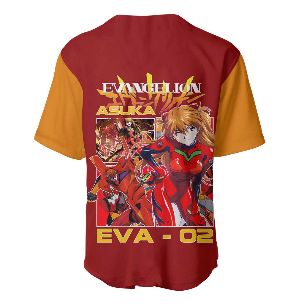 Genesis Evangelion Anime Style Baseball Jersey Genesis Evangelion Anime Style Baseball Jersey