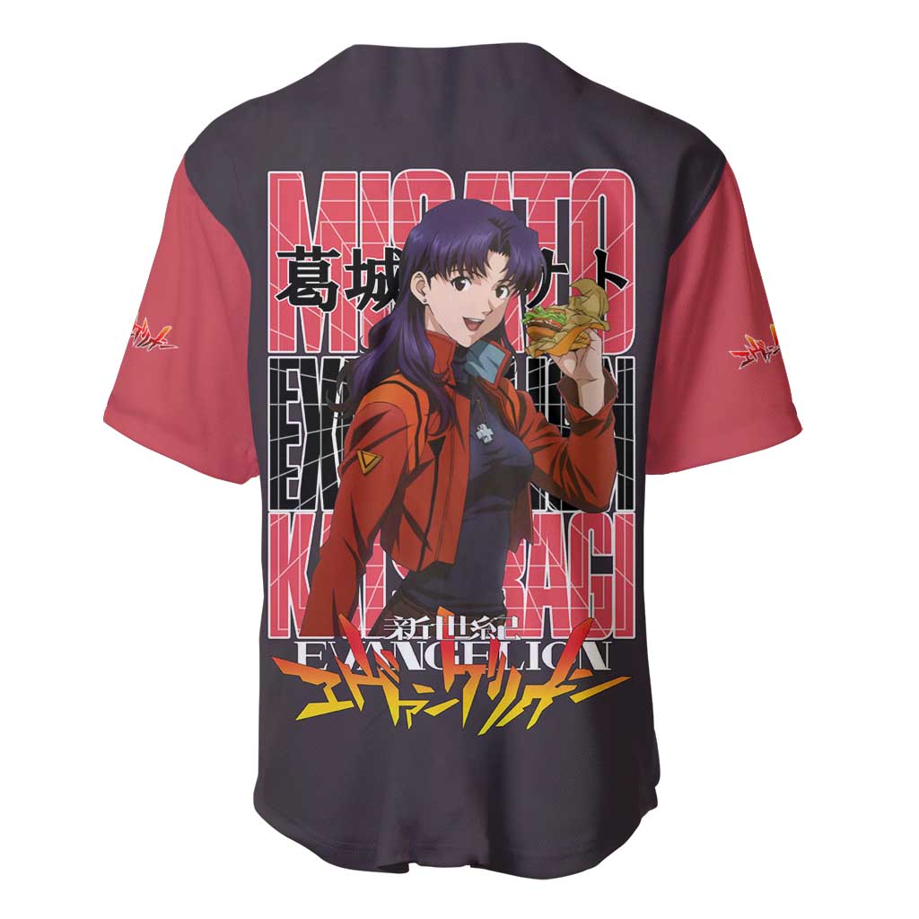 Genesis Evangelion Anime Style Baseball Jersey_1 Genesis Evangelion Anime Style Baseball Jersey_1
