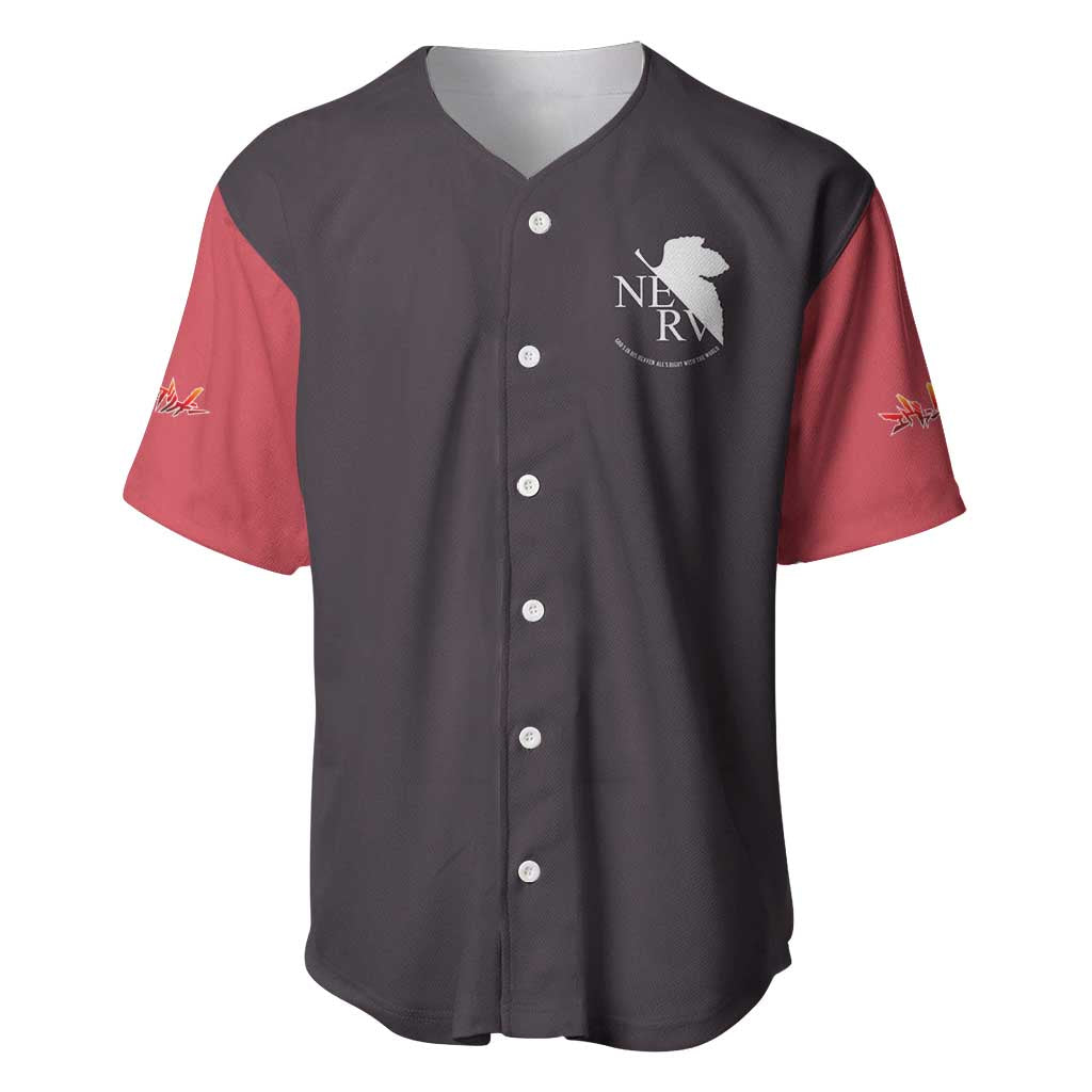 Genesis Evangelion Anime Style Baseball Jersey_1 Genesis Evangelion Anime Style Baseball Jersey_1