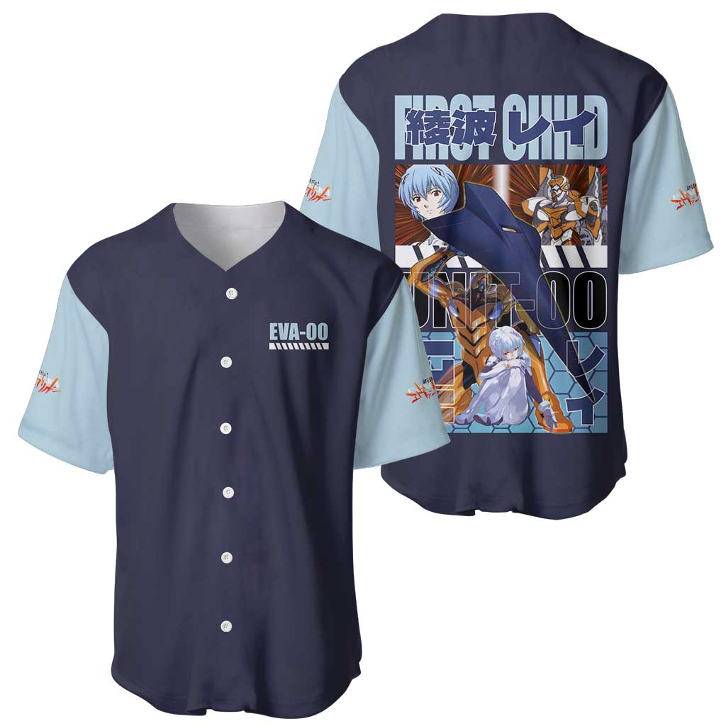Genesis Evangelion Anime Style Baseball Jersey_2 Genesis Evangelion Anime Style Baseball Jersey_2