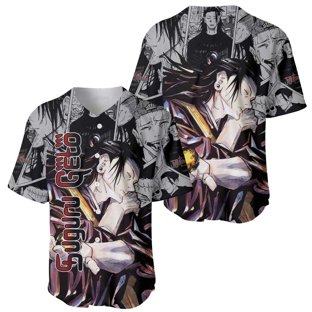 Geto Jujutsu Kaisen Anime Style Baseball Jersey Geto Jujutsu Kaisen Anime Style Baseball Jersey