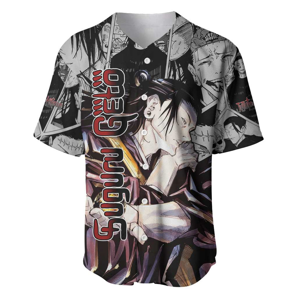 Geto Jujutsu Kaisen Anime Style Baseball Jersey Geto Jujutsu Kaisen Anime Style Baseball Jersey