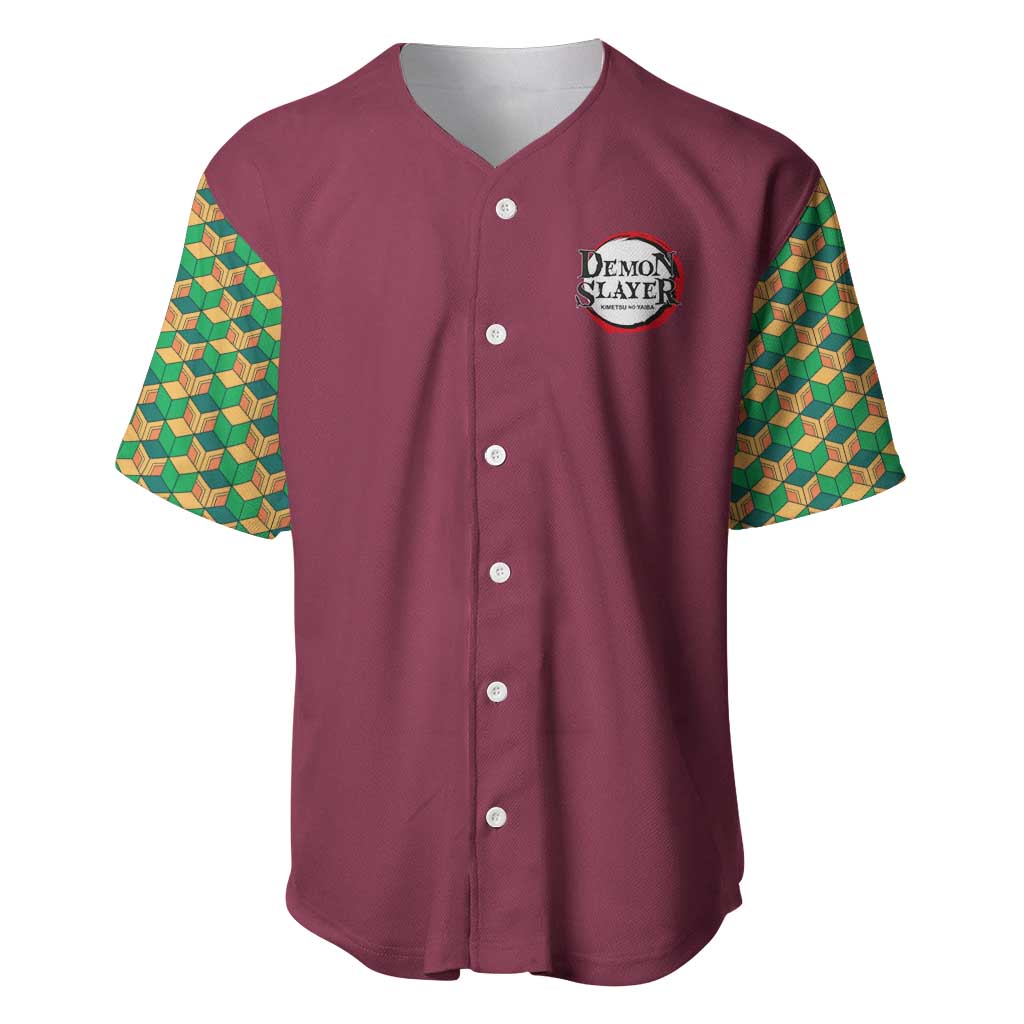 Giyu Demon Slayer Anime Style Baseball Jersey Giyu Demon Slayer Anime Style Baseball Jersey