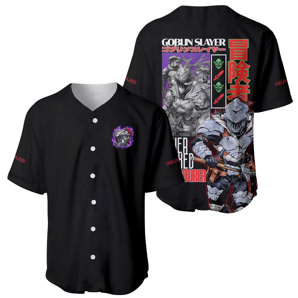 Goblin Slayer Anime Style Baseball Jersey Goblin Slayer Anime Style Baseball Jersey