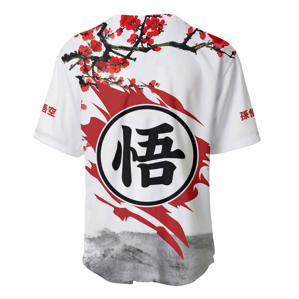 Goku Dragon Ball Cherry Blossom Baseball Jersey Goku Dragon Ball Cherry Blossom Baseball Jersey
