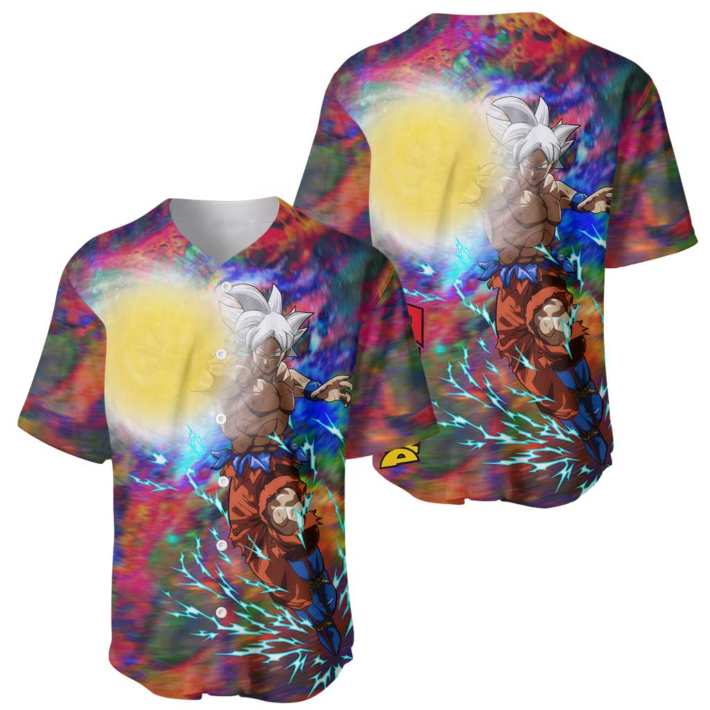 Goku Dragon Ball Trippy Style Baseball Jersey Goku Dragon Ball Trippy Style Baseball Jersey