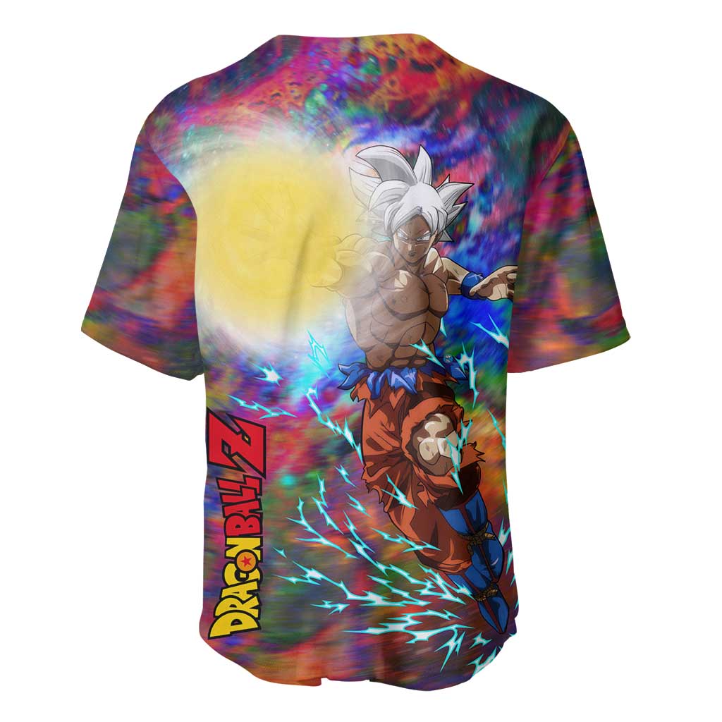 Goku Dragon Ball Trippy Style Baseball Jersey Goku Dragon Ball Trippy Style Baseball Jersey