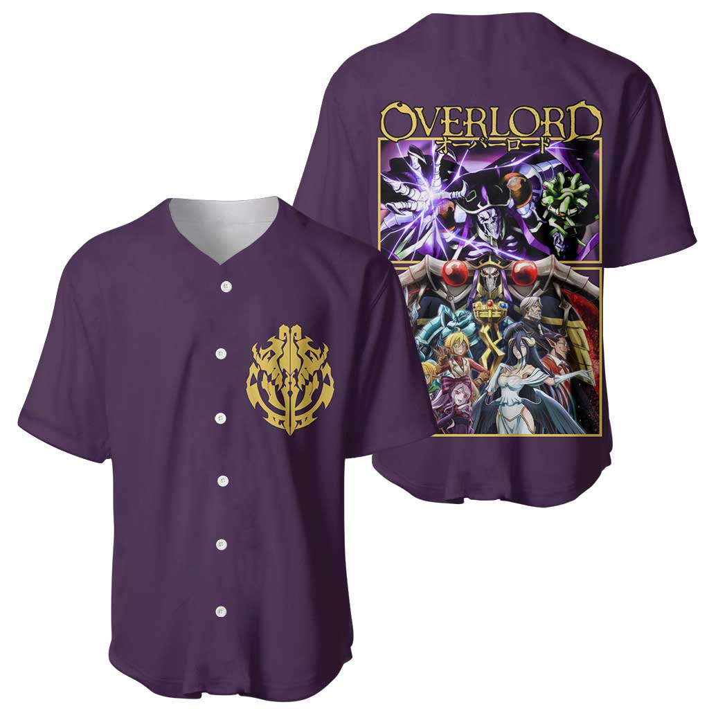 Gown Overlord Anime Style Baseball Jersey Gown Overlord Anime Style Baseball Jersey