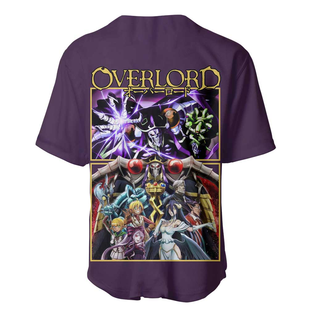 Gown Overlord Anime Style Baseball Jersey Gown Overlord Anime Style Baseball Jersey