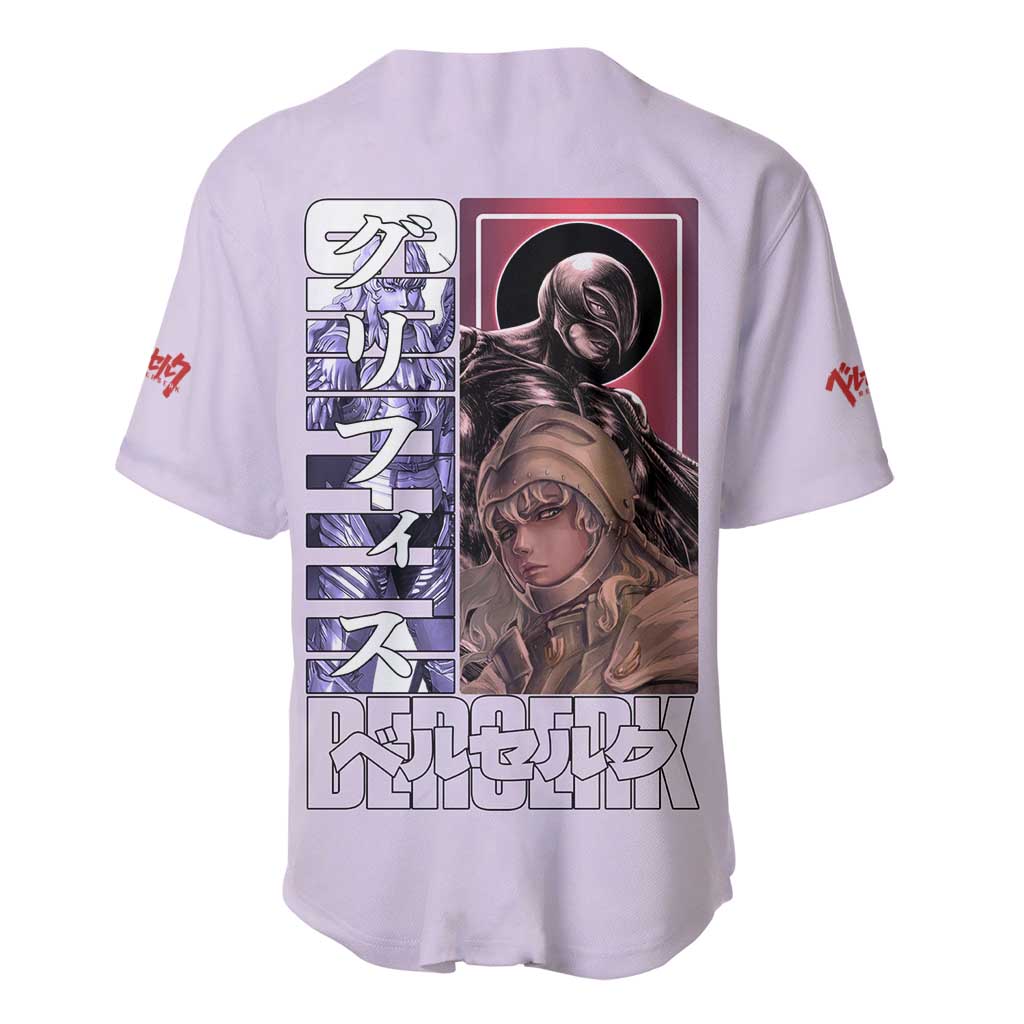 Griffith Berserk Anime Style Baseball Jersey Griffith Berserk Anime Style Baseball Jersey