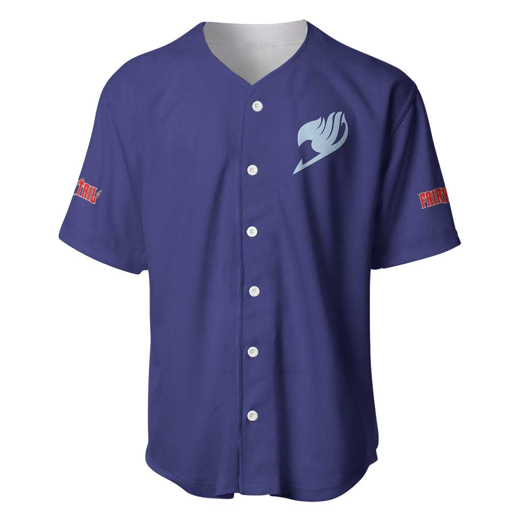 Gruvia Fairy Tail Anime Style Baseball Jersey Gruvia Fairy Tail Anime Style Baseball Jersey