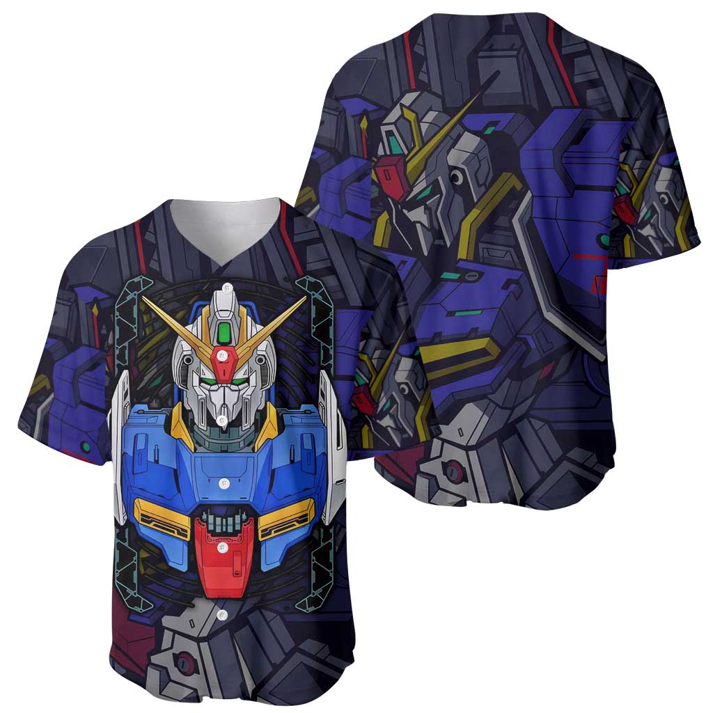 Gundam Abstract Style Baseball Jersey Gundam Abstract Style Baseball Jersey