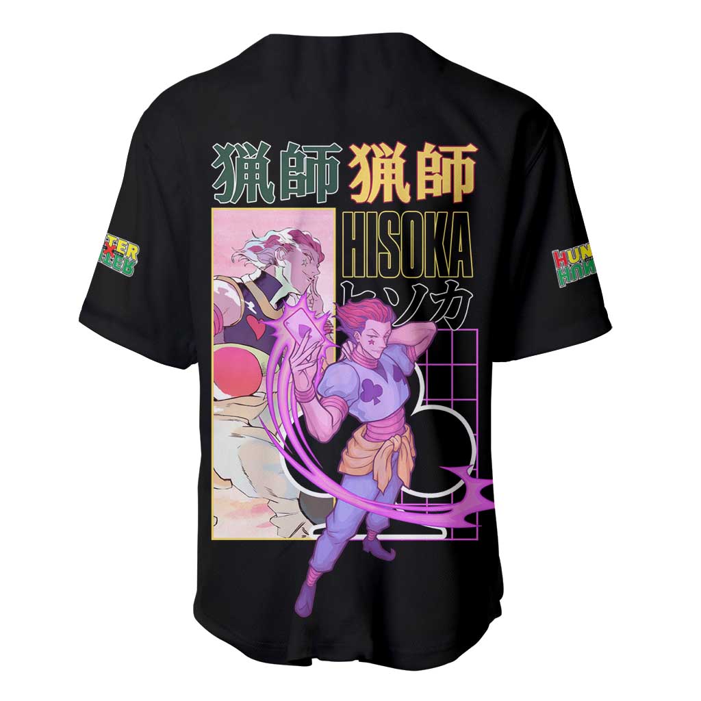 Hisoka Hunter X Anime Style Baseball Jersey Hisoka Hunter X Anime Style Baseball Jersey
