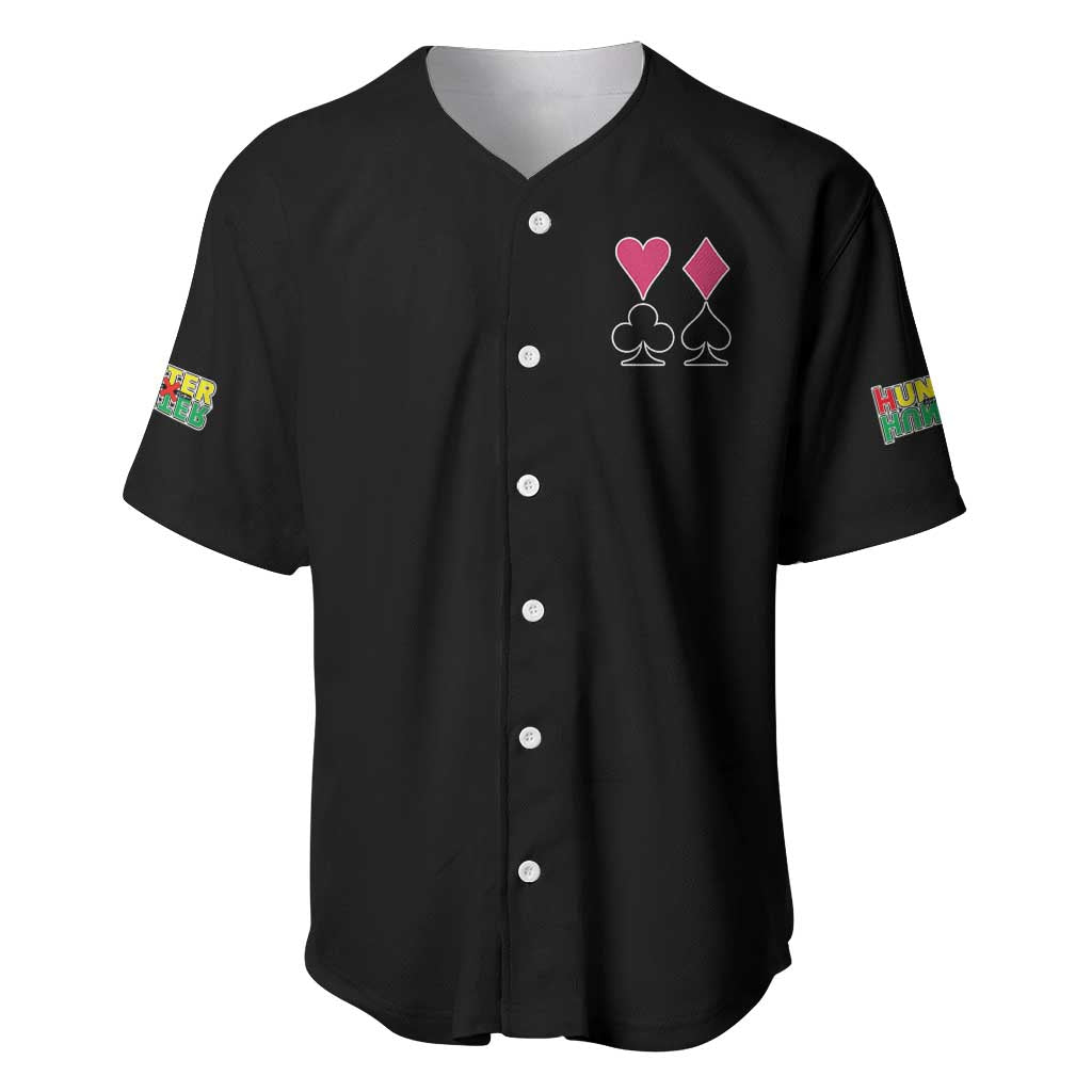 Hisoka Hunter X Anime Style Baseball Jersey Hisoka Hunter X Anime Style Baseball Jersey