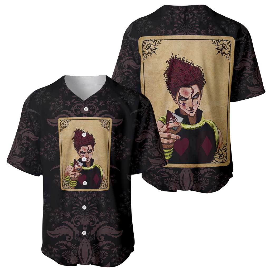 Hisoka Hunter X Anime Style Baseball Jersey_2 Hisoka Hunter X Anime Style Baseball Jersey_2