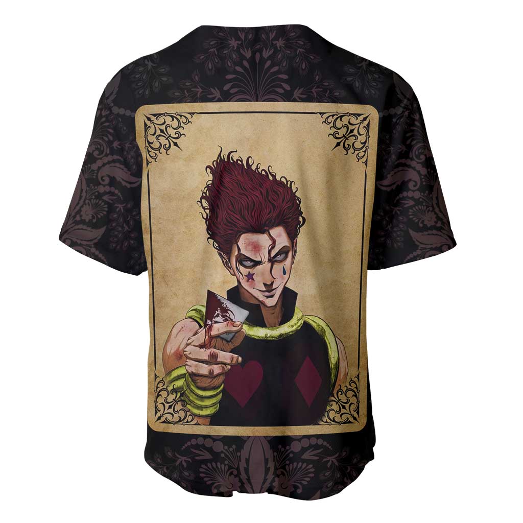 Hisoka Hunter X Anime Style Baseball Jersey_2 Hisoka Hunter X Anime Style Baseball Jersey_2