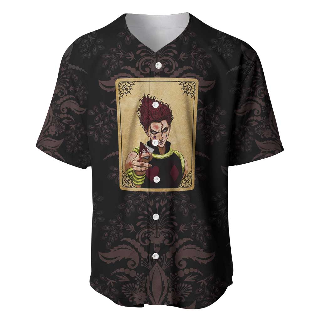 Hisoka Hunter X Anime Style Baseball Jersey_2 Hisoka Hunter X Anime Style Baseball Jersey_2