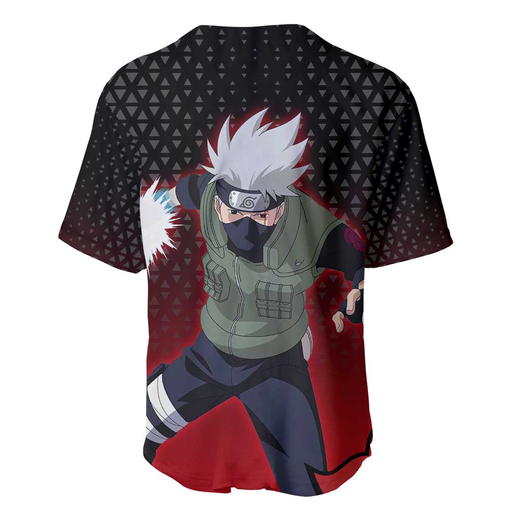 Kakashi Naruto Anime Style Baseball Jersey Kakashi Naruto Anime Style Baseball Jersey