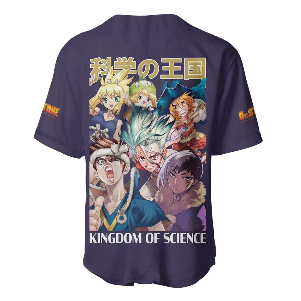 Kingdom Of Science Anime Style Baseball Jersey Kingdom Of Science Anime Style Baseball Jersey