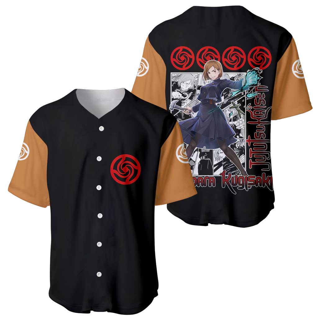 Kugisaki Jujutsu Kaisen Anime Style Baseball Jersey Kugisaki Jujutsu Kaisen Anime Style Baseball Jersey