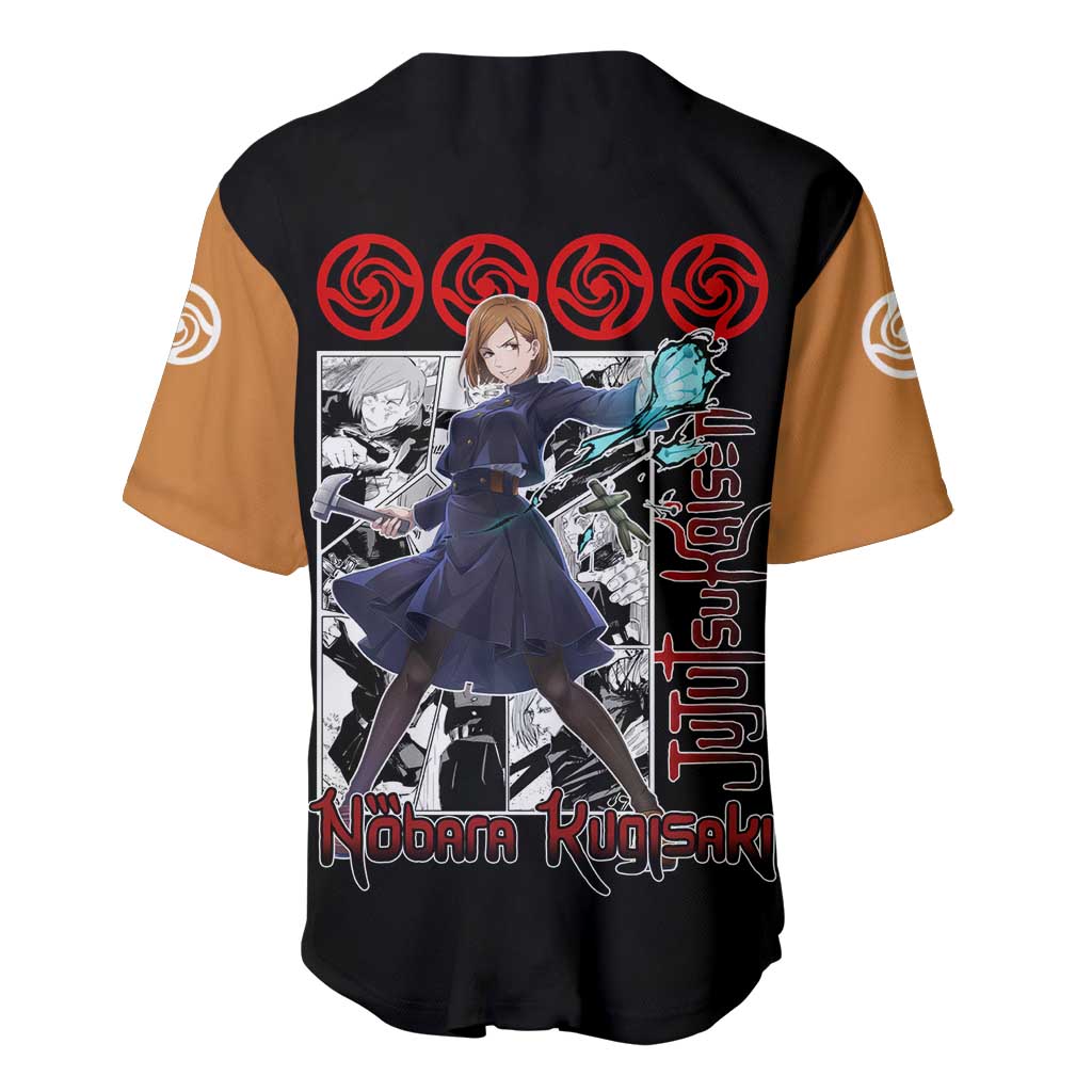 Kugisaki Jujutsu Kaisen Anime Style Baseball Jersey Kugisaki Jujutsu Kaisen Anime Style Baseball Jersey