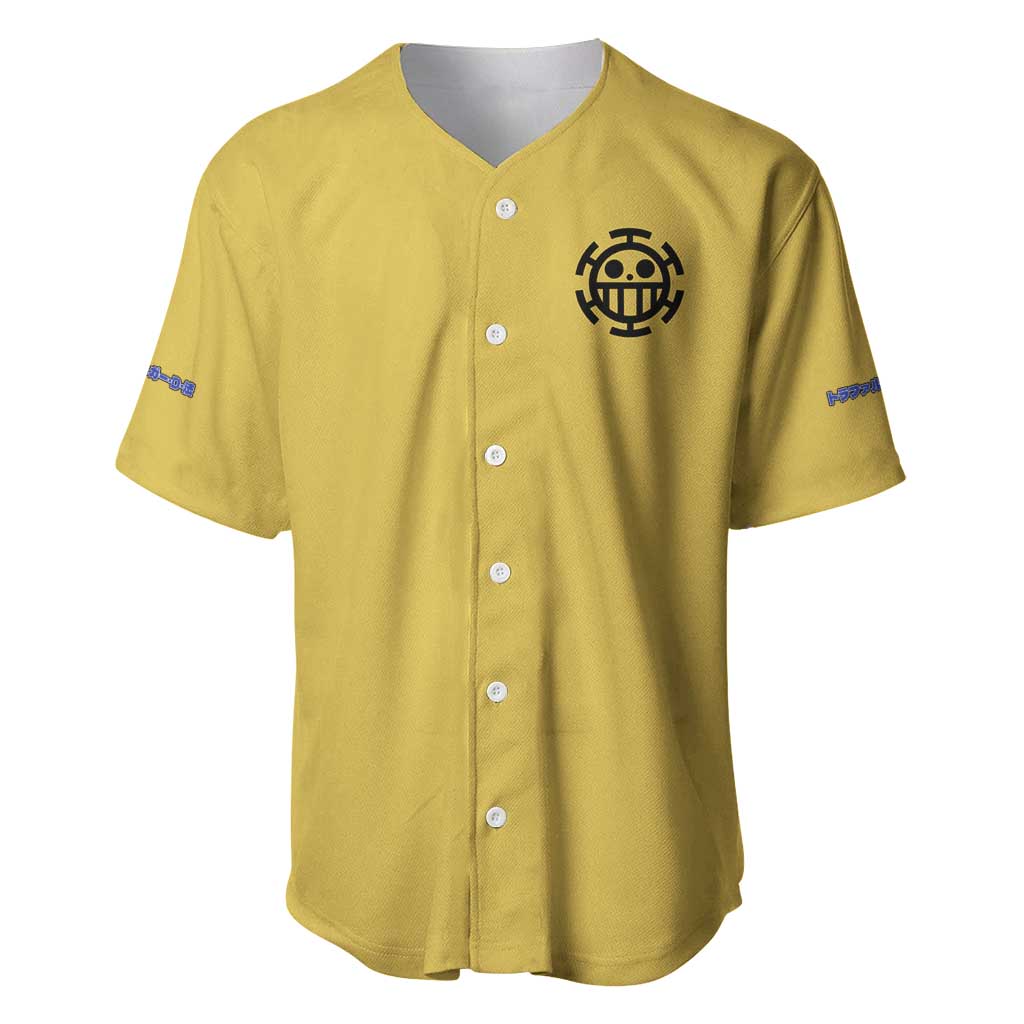 Law One Piece Anime Style Baseball Jersey Law One Piece Anime Style Baseball Jersey