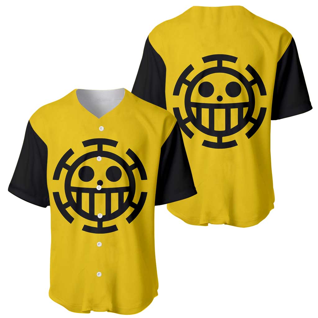Law One Piece Anime Style Baseball Jersey_3 Law One Piece Anime Style Baseball Jersey_3