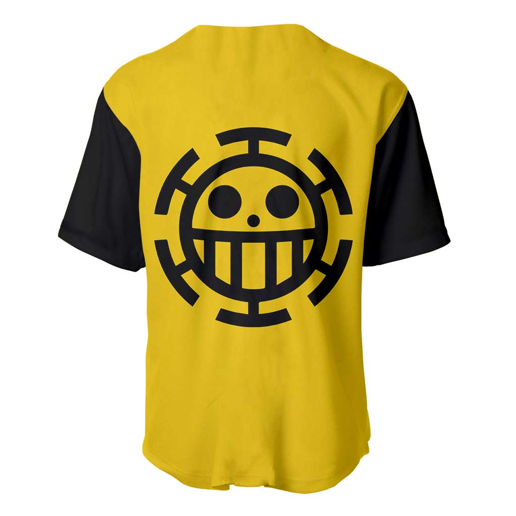 Law One Piece Anime Style Baseball Jersey_3 Law One Piece Anime Style Baseball Jersey_3