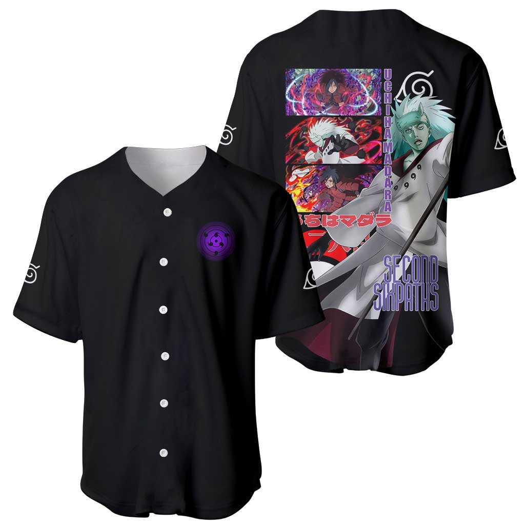 Madara Naruto Anime Style Baseball Jersey_1 Madara Naruto Anime Style Baseball Jersey_1
