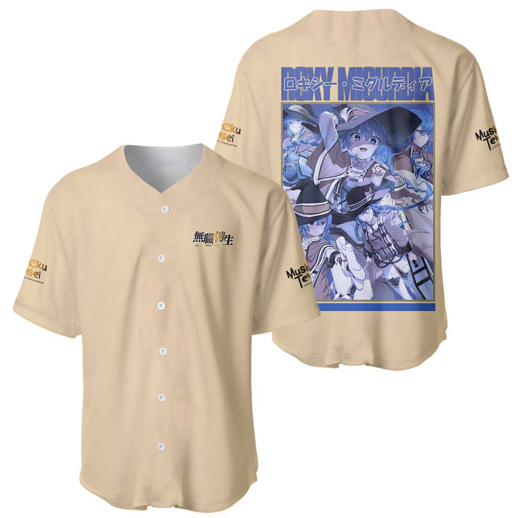 Migurdia Mushoku Tensei Anime Style Baseball Jersey Migurdia Mushoku Tensei Anime Style Baseball Jersey